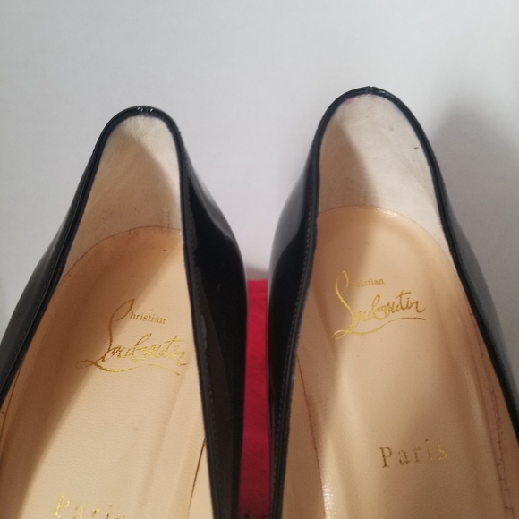 Christian Louboutin Black Patent Leather Heels 42 - Picture 3 of 8